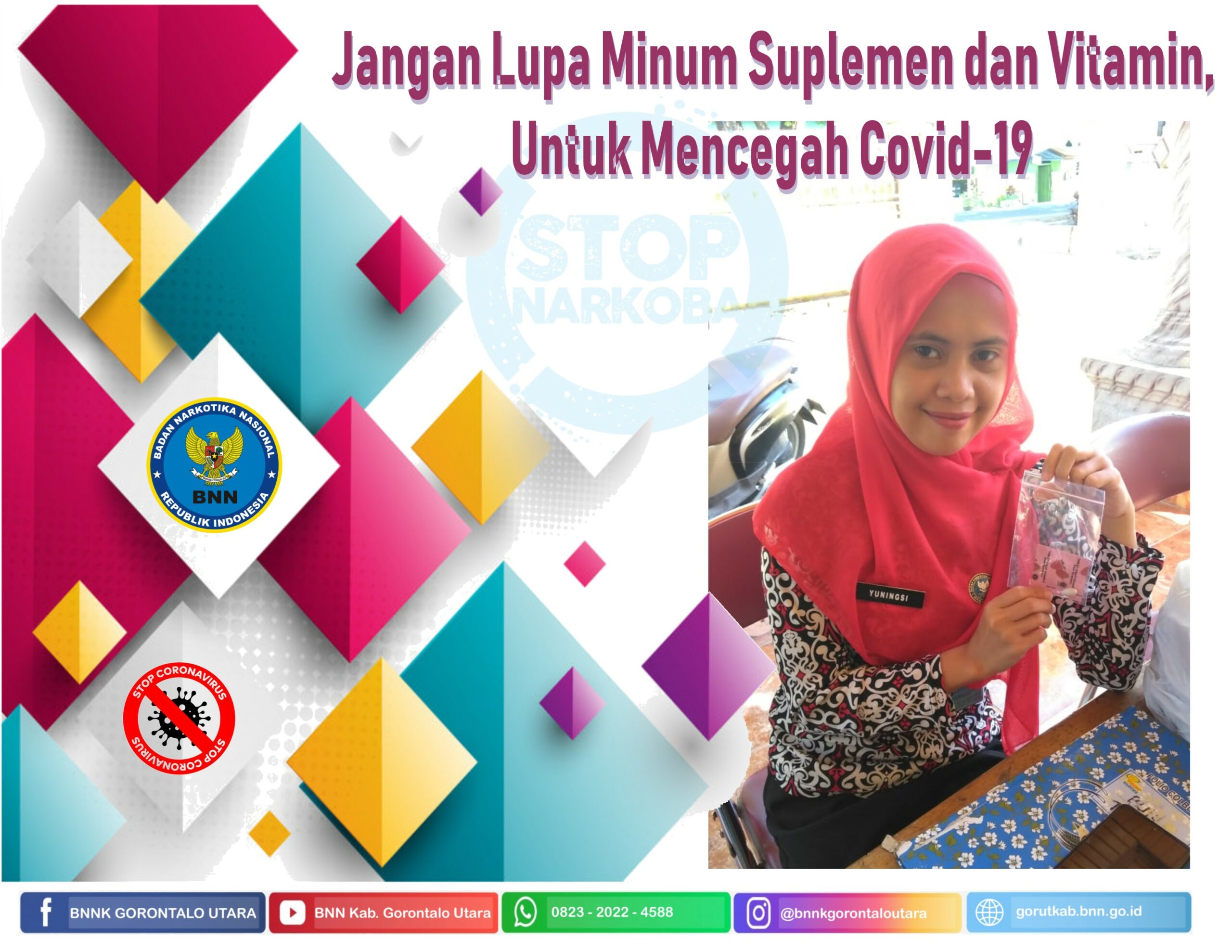Terus Cegah Penyebaran Covid-19, BNNK Gorontalo Utara Lakukan Ini Terus Cegah Penyebaran Covid-19, BNNK Gorontalo Utara Lakukan Ini