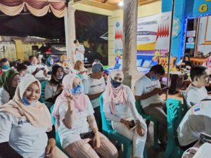Meski Hujan, BNNK Gorontalo Utara Sukses Gelar Nonton Bareng Konser Virtual SLANK