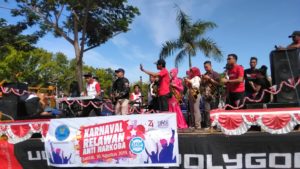 Karnaval Relawan Anti Narkoba Menutup Seluruh Rangkaian Kegiatan Memperingati HANI 2019