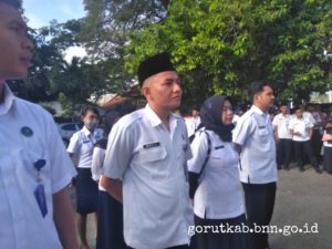 Kepala BNNP Gorontalo Pimpin Langsung Apel Kerja Perdana Tahun 2020, Ini Pesannya. Kepala BNNP Gorontalo Pimpin Langsung Apel Kerja Perdana Tahun 2020, Ini Pesannya.