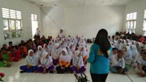 Sosialisasi P4GN dan Rehabilitasi bagi Penyalahguna Narkoba pada Kegiatan MPLS di SMA 7 Gorontalo Utara
