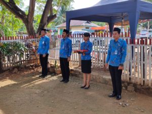 Peringati Hari Sumpah Pemuda, BNN Kab. Gorontalo Utara Gelar Upacara