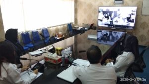 Maksimalkan Peran Rehabilitasi di Bidang Intervensi Berbasis Masyarakat, Direktur Pasca Rehabilitasi Lakukan Video Teleconference