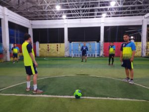 Tanding Futsal, Tim BNNK Gorontalo Utara Dihajar Tim Dari RRI Gorontalo