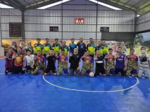 Mencoba Bangkit, Tim Futsal BNNK Gorontalo Utara Kandaskan Tim Futsal RSUD ZUS