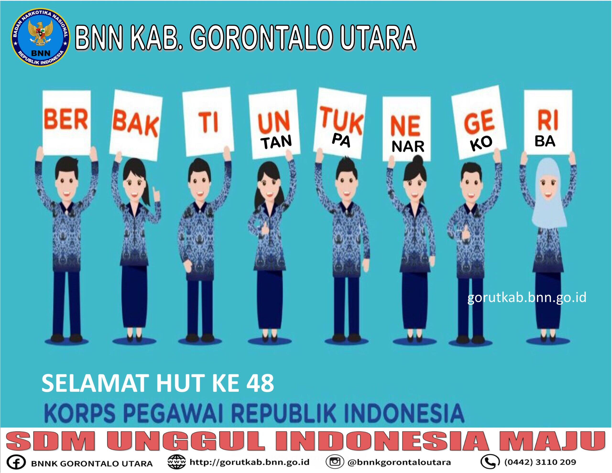 Selamat Hari Ulang Tahun KORPRI ke-48 Tahun 2019 Selamat Hari Ulang Tahun KORPRI ke-48 Tahun 2019