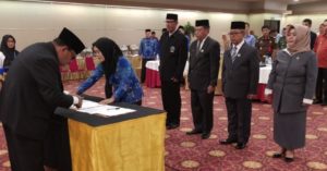 Drs. Suparwoto Pimpin Langsung Serah Terima Jabatan, Berikut Pesannya.