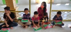 Ulang Tahun Ke-3, BNNK Gorontalo Utara Rayakan Dengan Berbagi Bersama Anak Yatim dan Pengguna Jalan
