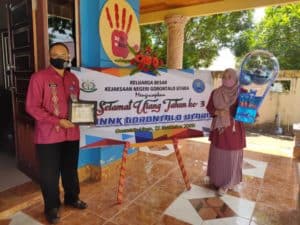 Ulang Tahun Ke-3, BNNK Gorontalo Utara Rayakan Dengan Berbagi Bersama Anak Yatim dan Pengguna Jalan