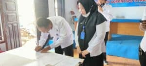 Mengawali Kinerja di Tahun Baru 2021, Puluhan Pegawai BNNK Gorontalo Utara Ditest Urine