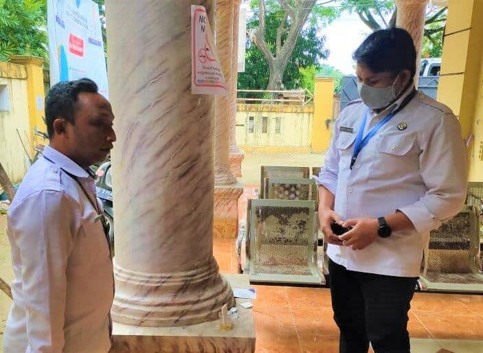 Mengawali Kinerja di Tahun Baru 2021, Puluhan Pegawai BNNK Gorontalo Utara Ditest Urine