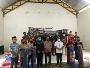 Peduli Banjir, BNNK Gorontalo Utara Bersama Maxi Family Gorontalo Utara Sambangi Para Korban