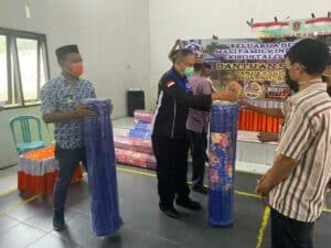 Peduli Banjir, BNNK Gorontalo Utara Bersama Maxi Family Gorontalo Utara Sambangi Para Korban