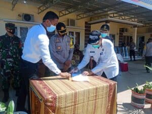 Kepala BNNK Gorontalo Utara Turut Hadir Dalam Pemusnahan Barang Bukti Miras Polres Gorontalo Utara