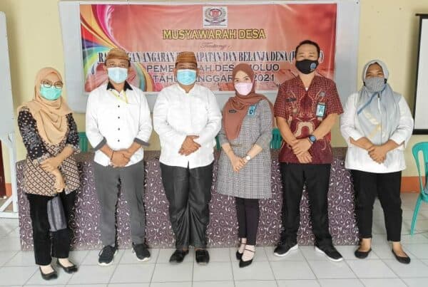 BNNK Gorontalo Utara Sambangi Kantor Desa Moluo,