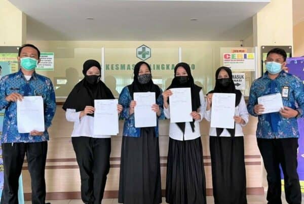 Pegawai BNNK Gorontalo Utara (Tenaga Kesehatan) Sukses Terima Vaksin Covid Dosis Kedua