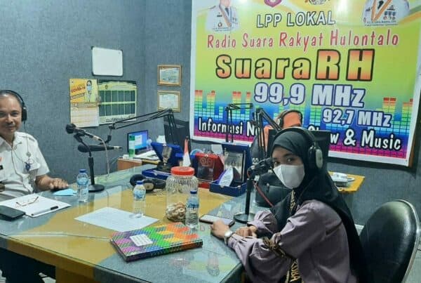 Melalui Siaran Radio Lokal, BNNK Gorontalo Utara Serukan “Yang Muda Berprestasi, Tanpa Zat Adiktif”