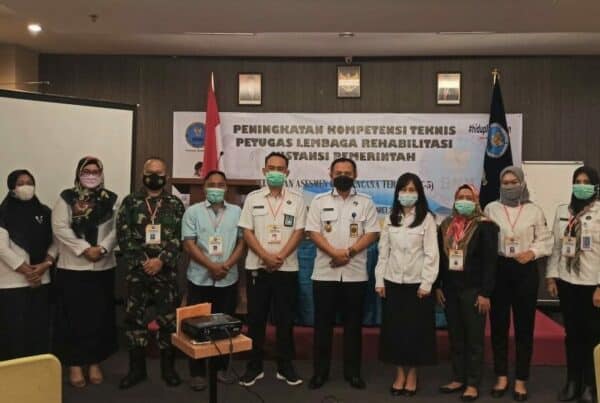 Tingkatkan Kemampuan, Konselor dan Asesor BNNK Gorontalo Mengikuti Peningkatan Kompetensi Teknis Petugas Lembaga Rehabilitasi Intansi Pemerintah,