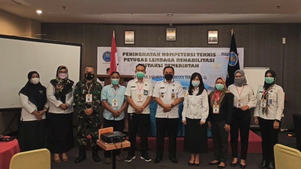 Tingkatkan Kemampuan, Konselor dan Asesor BNNK Gorontalo Mengikuti Peningkatan Kompetensi Teknis Petugas Lembaga Rehabilitasi Intansi Pemerintah,