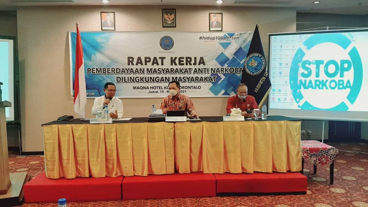BNNK Gorontalo Sukses Gelar Rapat Kerja Program P2M di Lingkungan Masyarakat