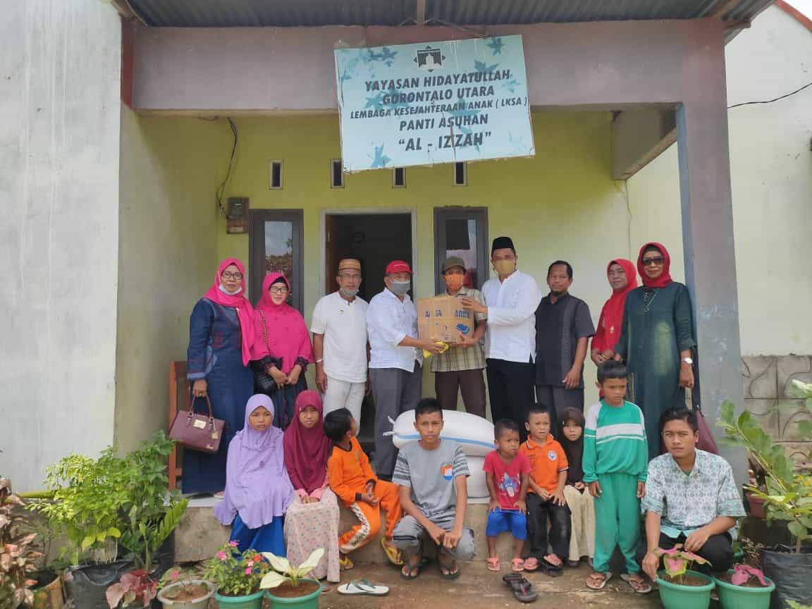 Jumat Berkah, Kepala BNNK Gorontalo Utara Berkunjung Ke Panti Asuhan
