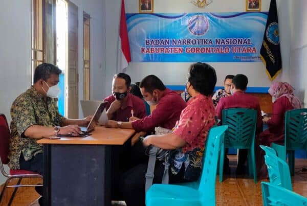BNN Kab. Gorontalo Utara Kedatangan Tim Audit Inspek