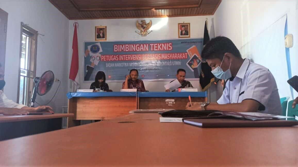 Tingkatkan Skill Petugas IBM, BNN Kab. Gorontalo Utara Gelar Bimbingan Teknis