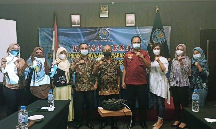 Gandeng Pihak Swasta, BNN Kab. Gorontalo Utara Bahas Pemberdayaan Masyarakat ANTI NARKOBA dalam Rapat Kerja