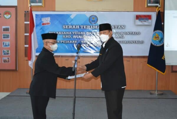 Sertijab Kepala BNN Provinsi Gorontalo, Ir. Sukandar : Ada 3 Poin Penting Dalam Pelaksanaan Program War On Drugs
