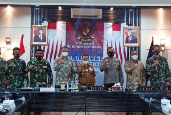 Puncak Peringatan HANI 2021, Bupati Indra Yasin : “Narkoba Musuh Kita Bersama, Menuju Indonesia Bersinar”