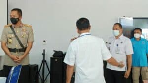 Sejumlah Pegawai di Lingkungan BNN Provinsi Gorontalo Jalani Vaksinasi Massal