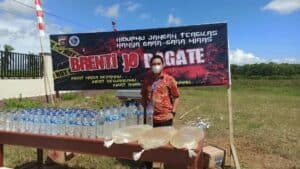 Lagi, Polres Gorontalo Utara Musnahkan 5 Ton Miras Jenis Cap Tikus