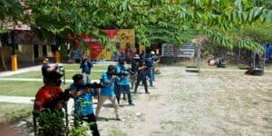 Bersama Tim Berantas, Kepala BNN Kab. Gorontalo Utara Kembali Mengasah Kemampuan Menembak