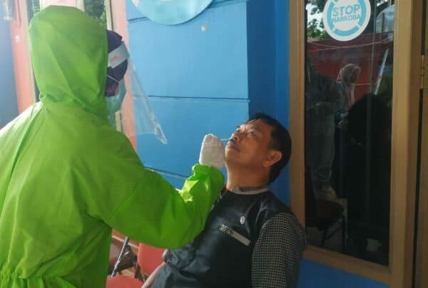 Deteksi Dini Penyebaran Covid, BNN Kab. Gorontalo Utara Gelar Tes Antigen Bagi Seluruh Pegawai