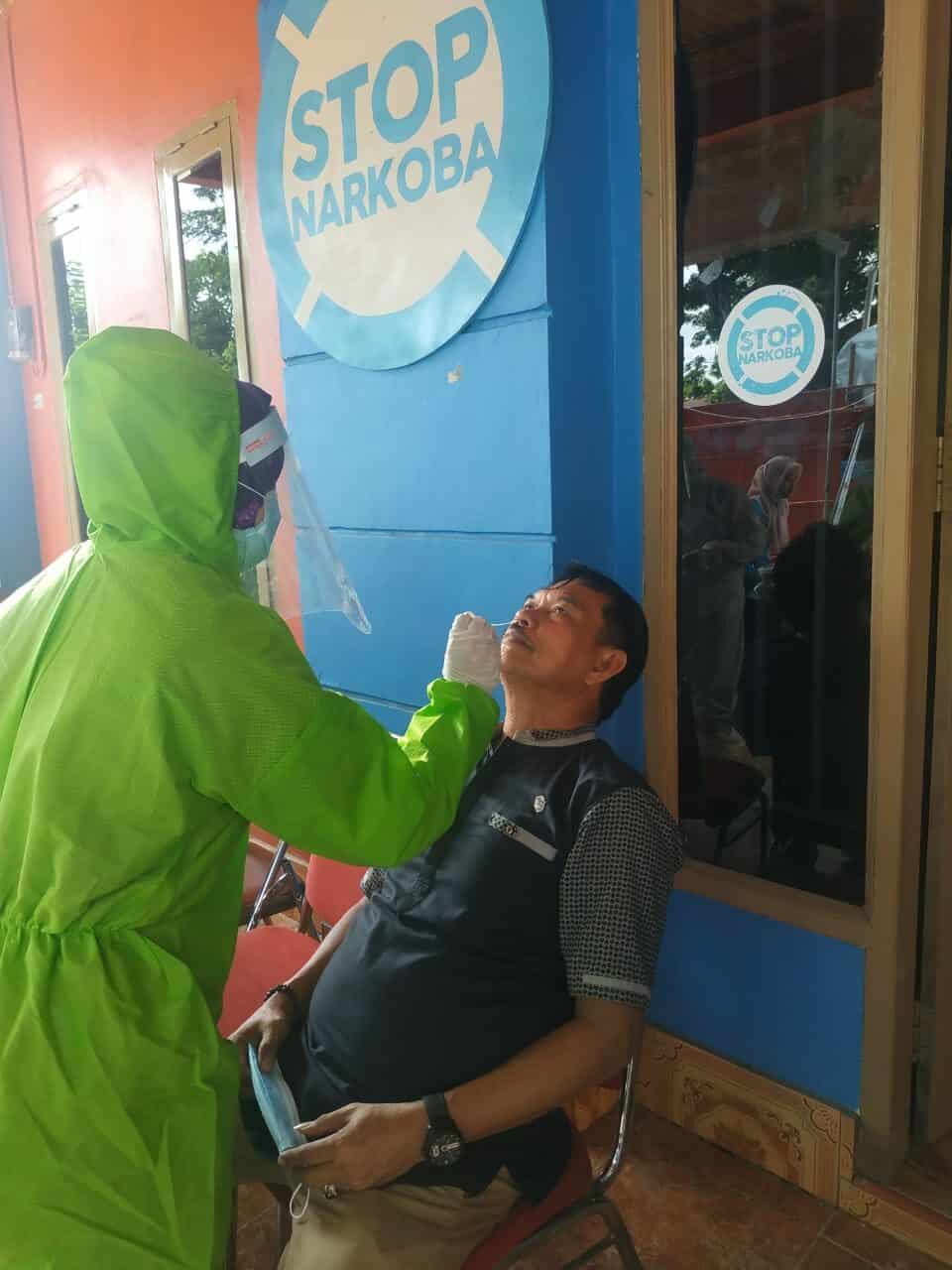 Deteksi Dini Penyebaran Covid, BNN Kab. Gorontalo Utara Gelar Tes Antigen Bagi Seluruh Pegawai