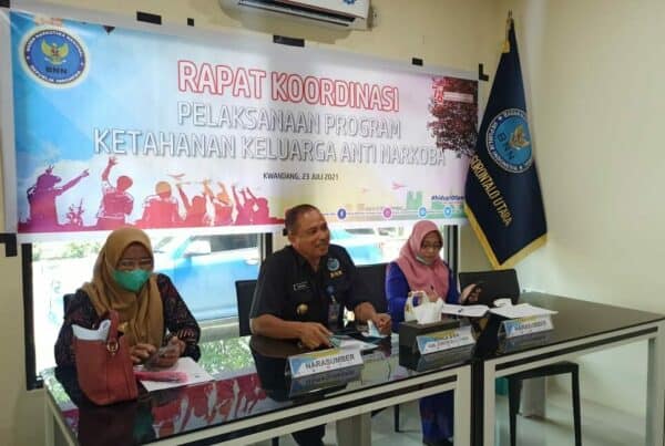 Tingkatkan Indeks Ketahanan Keluarga, BNN Kab. Gorontalo Utara Menggelar Rapat Koordinasi