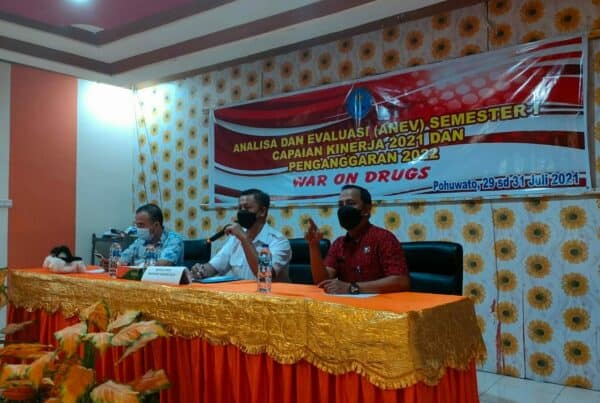 ANEV Semester I Tahun 2021, Berikut Capaian Kinerja BNN Kab. Gorontalo Utara