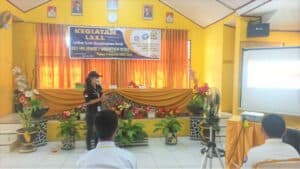 Ciptakan Pemimpin Milenial Tanpa Narkoba, BNN Kab. Gorontalo Utara Sosialisasikan Bahaya Narkoba Pada Kegiatan LDKS SMA Negeri 1
