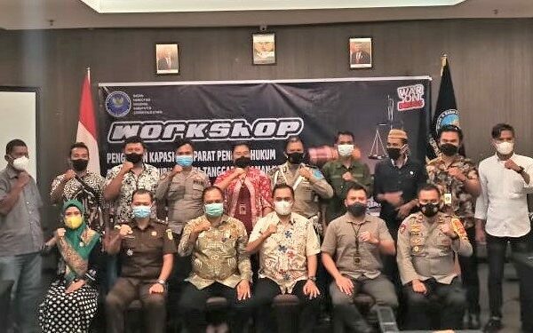 Siap Wujudkan Kab/Kota Tanggap Ancaman Narkoba, BNN Kab. Gorontalo Utara Gelar Workhop Peningkatan Kapasitas Penegak Hukum