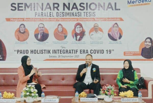 Kenalkan Bahaya Narkoba Sejak Dini, Kepala BNN Kab. Gorontalo Utara Jadi Pembicara Dalam Seminar Guru PAUD