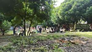 Bersama Mahasiswa KKN UNG 2021, BNN Kab. Gorontalo Utara Kampanyekan “War on Drugs” Melalui Kegiatan Senam Sehat