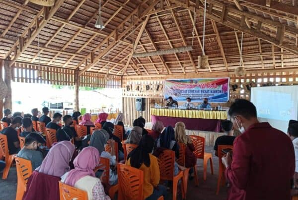 Mahasiswa KKN UNG Bersama Perangkat Desa dan Masyarakat Desa Mootinelo Ikut Penyuluhan Narkoba