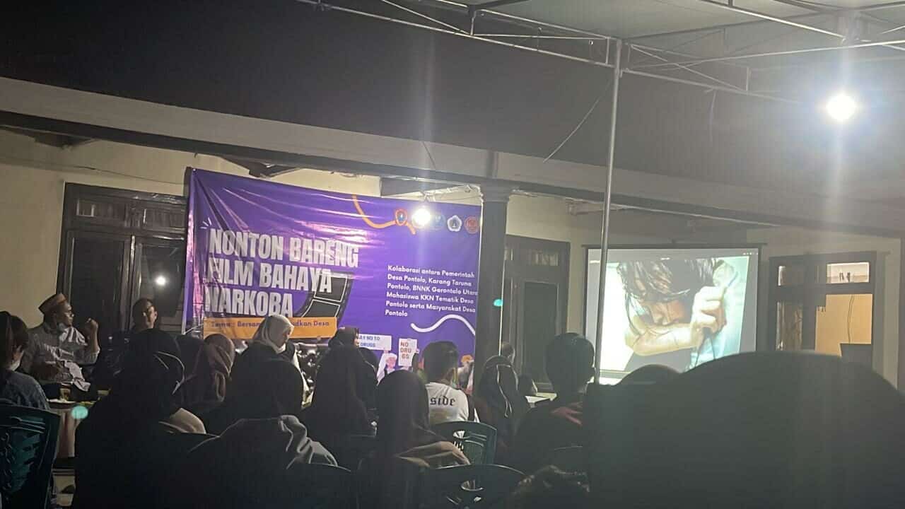 Mahasiswa KKN Tematik UNG Desa Pontolo, Sukses Gelar Sosialisasi Narkoba Dengan Cara Berbeda