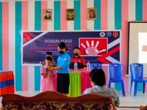 Giliran SDN 14 Kwandang Mendapatkan Kunjungan Dari Mahasiswa KKN Tematik UNG dan BNN Kab. Gorontalo Utara