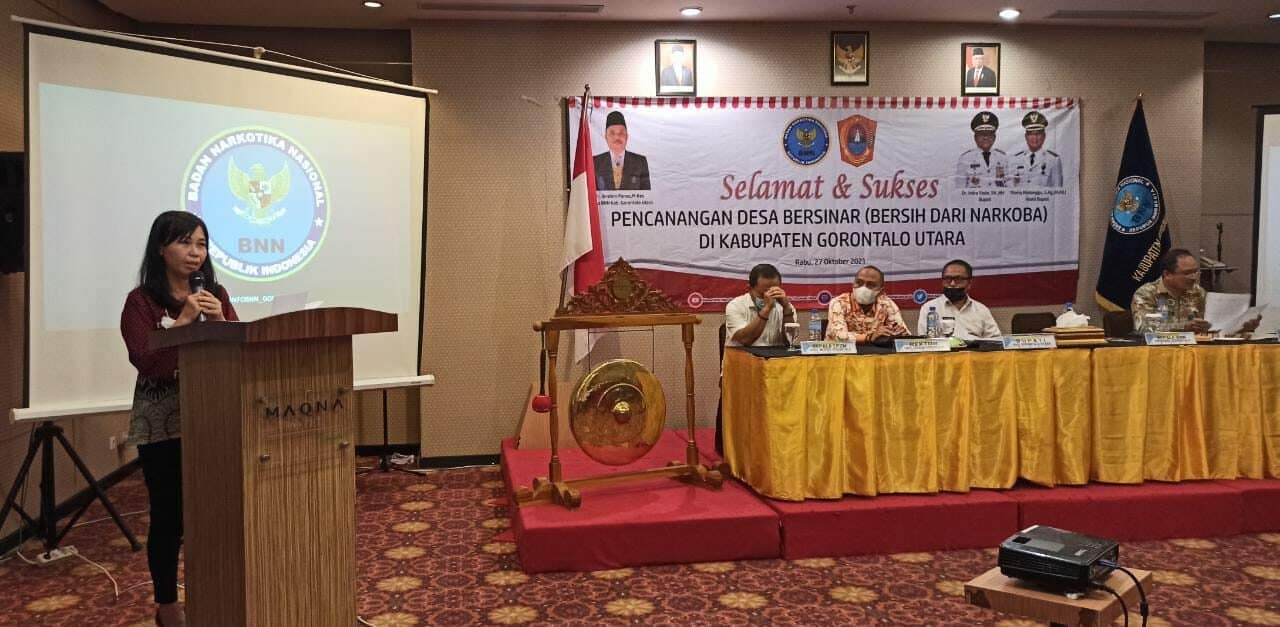 BNN Kab. Gorontalo Utara Sukses Gelar Rapat Konsolidasi Kebijakan Kota Tanggap Ancaman Narkoba Pada Sektor Kelembagaan