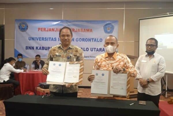 Sinergi Dalam Menciptakan Generasi Bebas Narkoba, BNN Kab. Gorontalo Utara Kerja Sama Dengan Universitas Ichsan Gorontalo