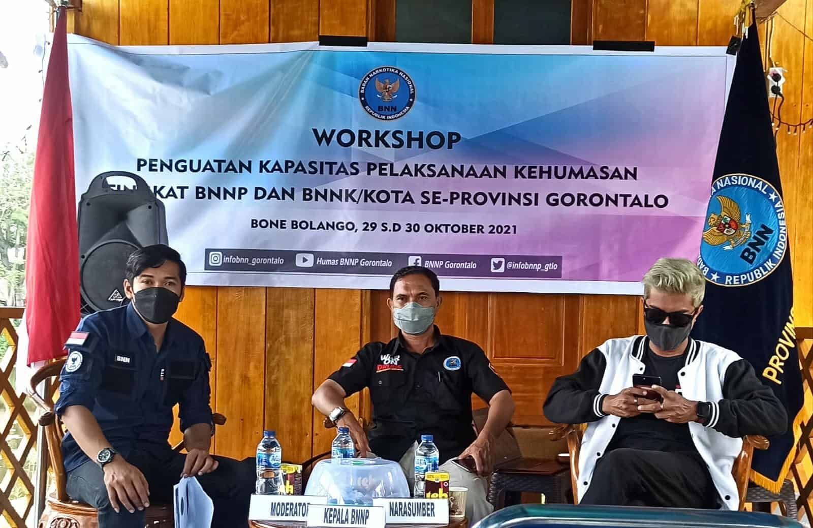 Abdul Karim Engahu Tekankan Hal Ini Dalam Workshop Kehumasan BNN Provinsi Gorontalo