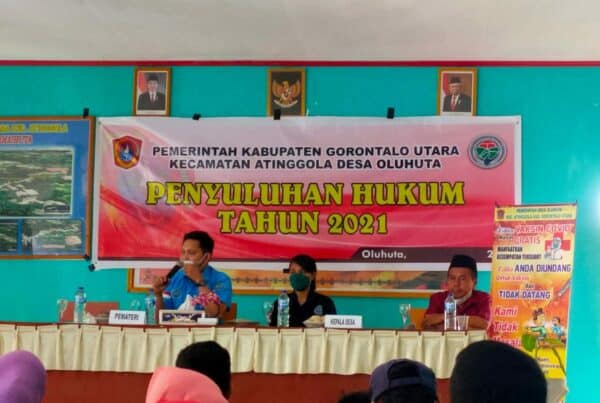 BNN Kab. Gorontalo Utara Berikan Penyuluhan Hukum Pada Masyarakat Atinggola