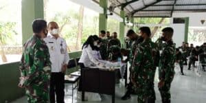Satuan BRIGIF 22/OM Gelar Sosialisasi Narkoba Sekaligus Test Urine