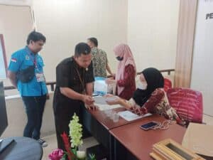 Deteksi Dini Penyalahgunaan Narkotika, Pengadilan Agama Gorontalo Utara Laksanakan Test Urine